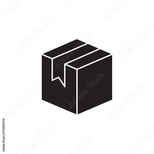 Shipping box icon