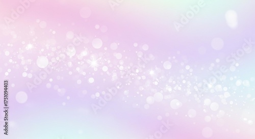 レインボーなキラキラ背景デザイン