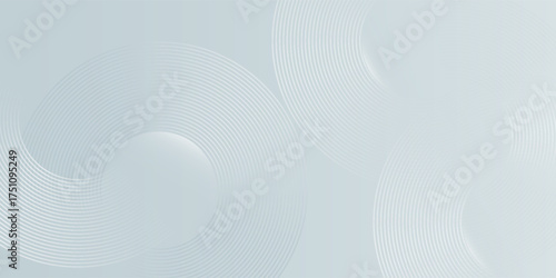 Abstract Light Circle Rings Background. vector illustration