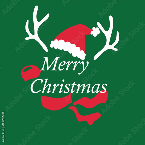 Christmas design elements. Badges, labels and ribbons