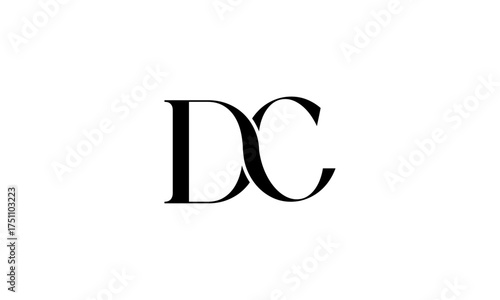 DC initial letters, monogram logo