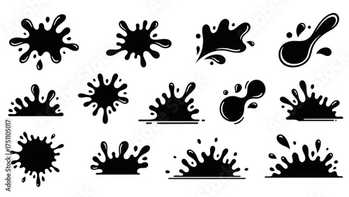 Dynamic Action, Ink Splashes, Creative Design, Digital Art, Abstract Background, Artistic Perspective, Fluid Motion