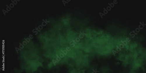 abstract cloud and vapor texture background. Black and Green smoke aquarelle smudge illustration. Paint leaks and ombre effects,Vivid textured aquarelle painted art design background.