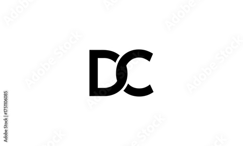DC initial letters, monogram logo