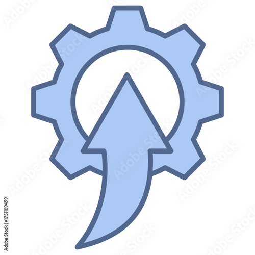 Performance Upgrade Blue Icon