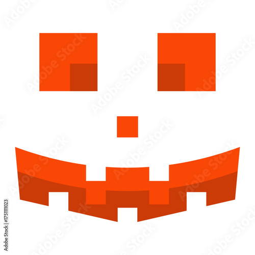 scary face flat