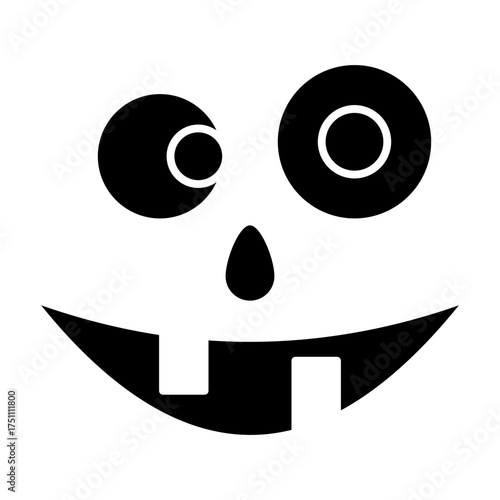 scary face glyph