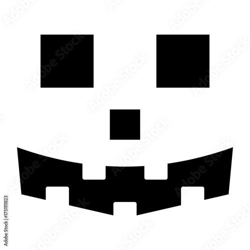 scary face glyph