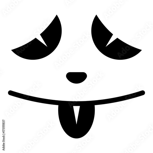 scary face glyph