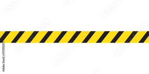 Warning frame with yellow and black, red diagonal stripes. Rectangle warn frame. Black and yellow red diagonal stripe vector icon collection. Seamless caution and warning sign tape set. Eps file 111.