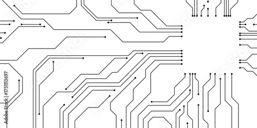 Digital Pathways: An abstract representation of a circuit board.