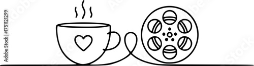 Film Reel Icon – Movie and Cinema Symbol