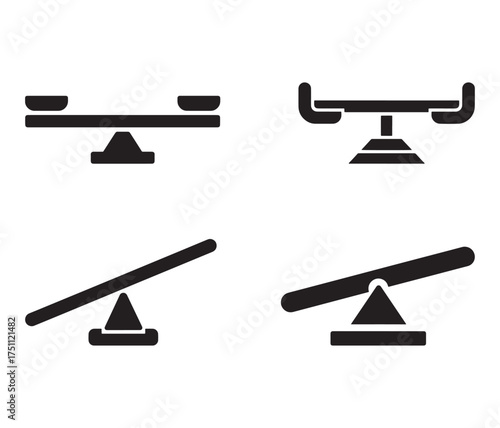 Icon of a seesaw silhouette.