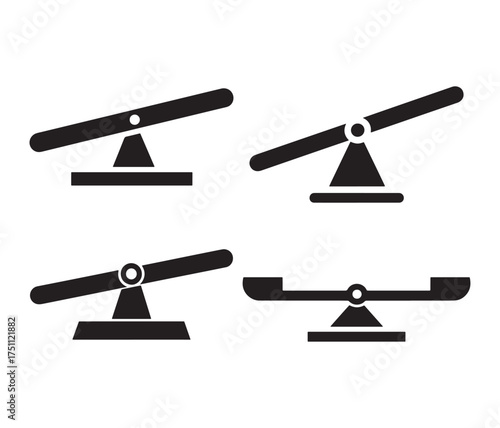 Icon of a seesaw silhouette.