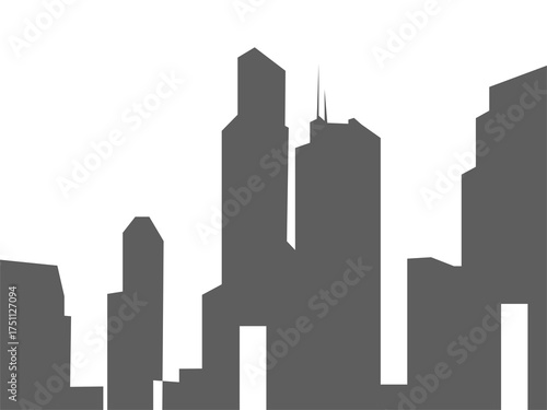 background with silhouette of building design