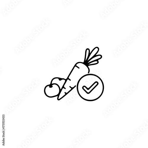 vector illustration of a pair of baby accessories