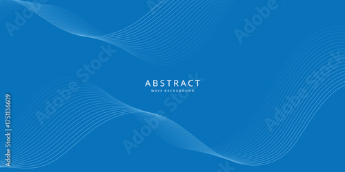 abstract creative blend wavy background art on blue.