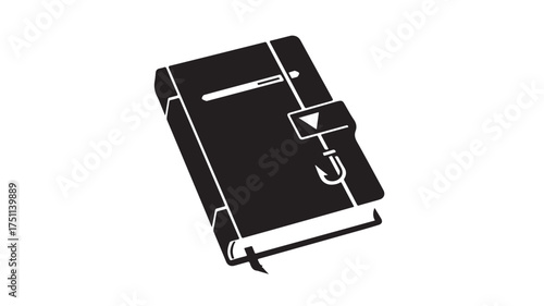 Keep your thoughts private with this sleek journal featuring a secure lock, perfect for creative writing, personal reflections, and safeguarding confidential information, black and white