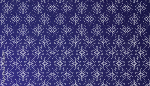 White seamless islamic ornamental geometric pattern on dark purple background arabesque floral star design elegant repetition for luxury wallpaper textile and decor