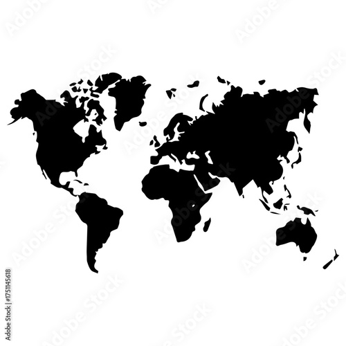 World Map Silhouette