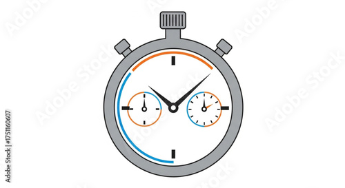 Stopwatch timer clock time countdown measurement chronometer accurate precision instrument speed timing tool