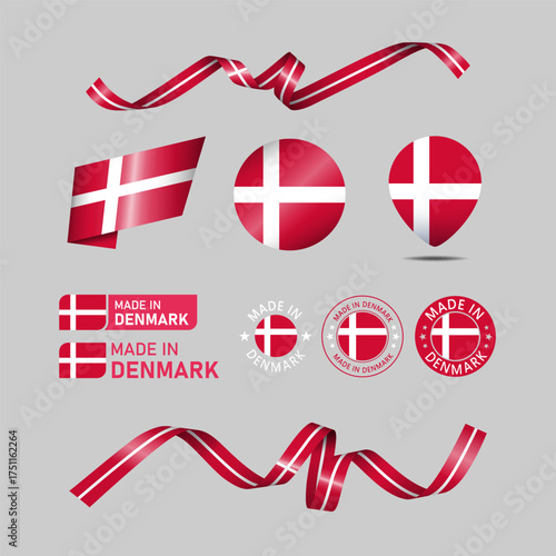 denmark flags mega set