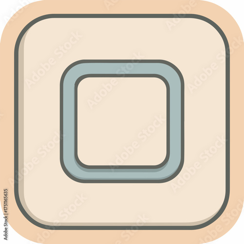 Elegant Outline Skip Previous Flat Icon