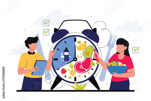 Healthy Eating Schedule Balancing Diet and Time