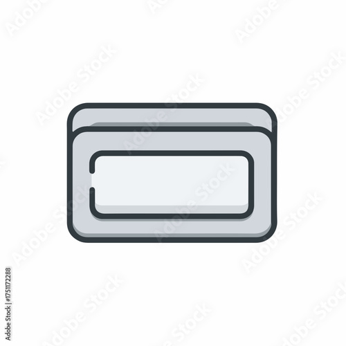 Minimal Subscription Outline Icon Design