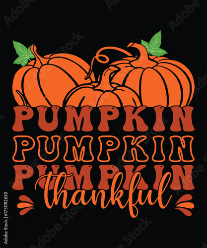 pumkin fall t-shirt design 