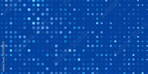 Abstract Dotted Blue Tech Finance Fintech Background Abstract Pixel Pattern. Abstract Business Tech Science Vector Backdrop Modern Abstract