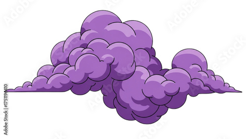 Illustration of a swirling purple cloud, evoking a sense of mystery or enchantment