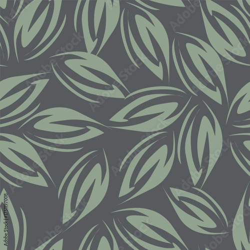 Cute seamless pattern with decorative flowers and leaves can be used for wallpapers, surface textures, textile,linen, kids cloth, pattern fills, page backgrounds and more designs