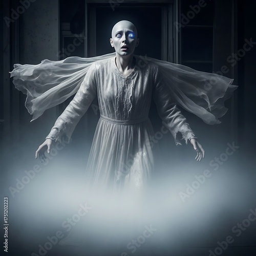 Ethereal Apparition - A Haunting Vision of the Supernatural Realm.