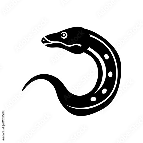 Moray Eel Icon - Dangerous Sea Creature Vector