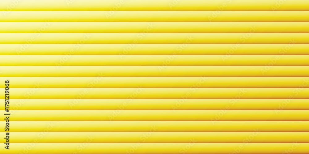 Obraz premium Solid Yellow Gradient Stripes With Shadows abstract