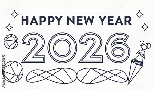 Discover the Whimsical Happy New Year 2026 with Playful Designs and Festive Delight