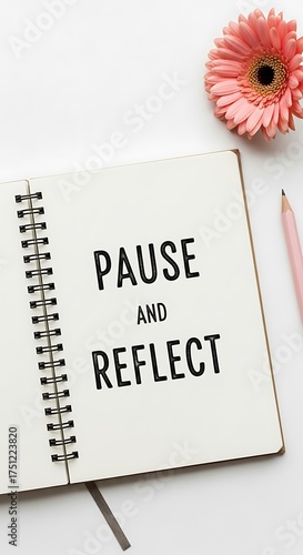 Pause and Reflect - A Moment for Mindfulness and Introspection.