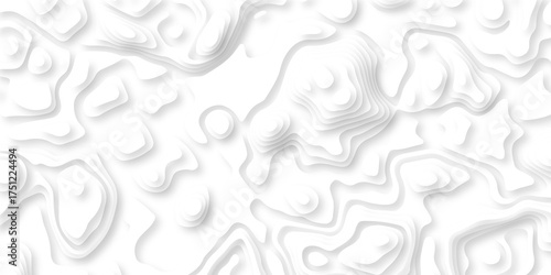 Abstract topography pattern seamless lines sea map modern design white background. Abstract digital topographic contour map concept space geometric strip grid line. Natural discovery of maps.