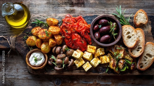 Spanish Vegetarian Tapas Platter, Vegan Tapas Platter