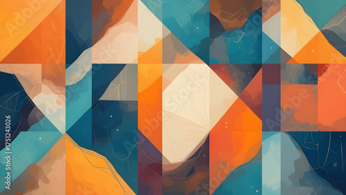 Abstract geometric background