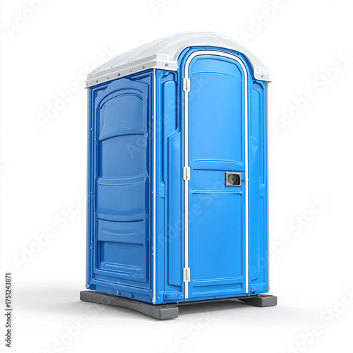 Portable toilet – blue mobile restroom