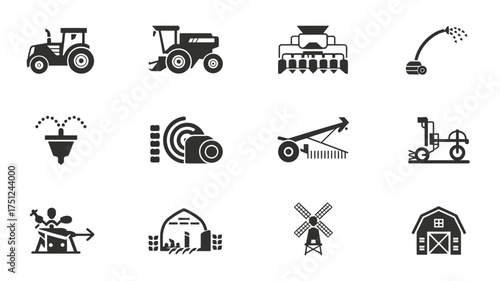 Agricultural Machinery and Farm Structures tractor combine harvester