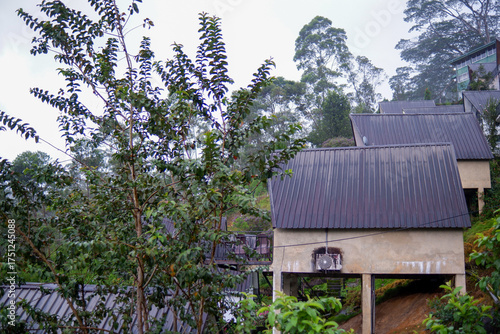 Houses at The Waterfall Villas in Sri Lanka.