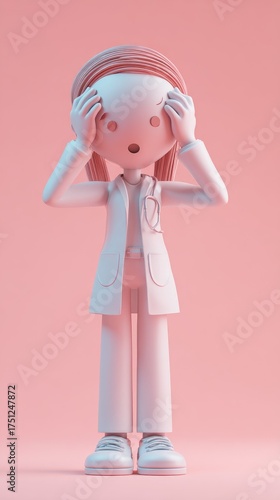 Doctors Shocked Expression - A Medical Professionals Surprise.