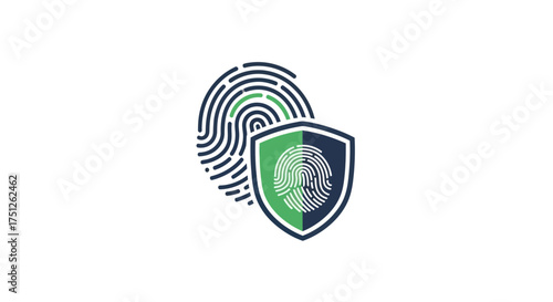 Fingerprint Security Shield: Biometric Identification and Protection.