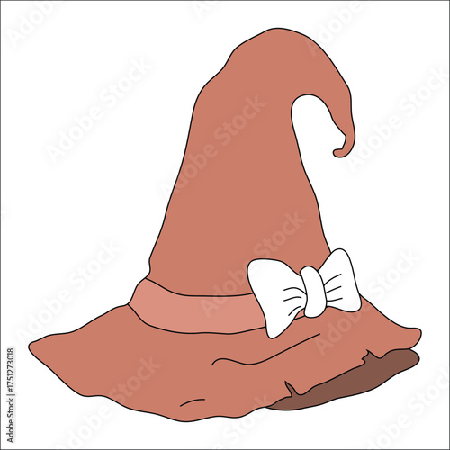 Witch Hat Halloween Costume Element Vector