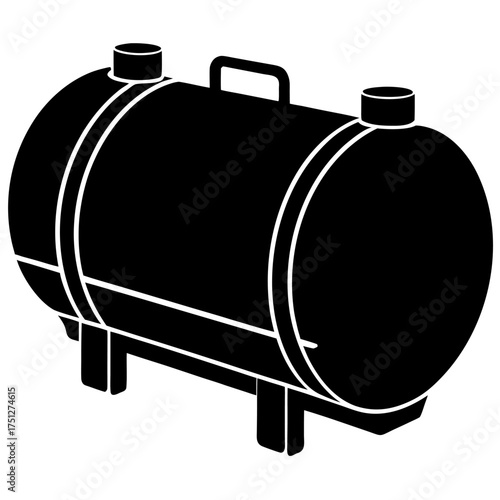 old oil barrels