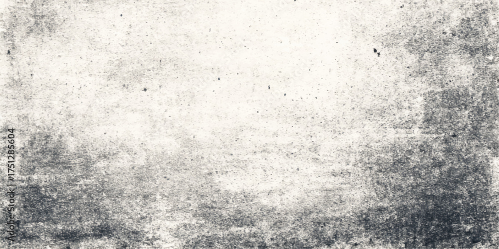 Obraz premium Grayscale Fading Grunge Texture with Dust Specks Overlay.