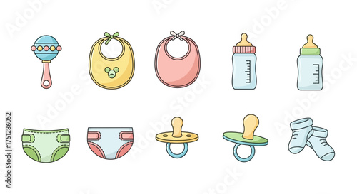 Baby Essentials Icon Collection
